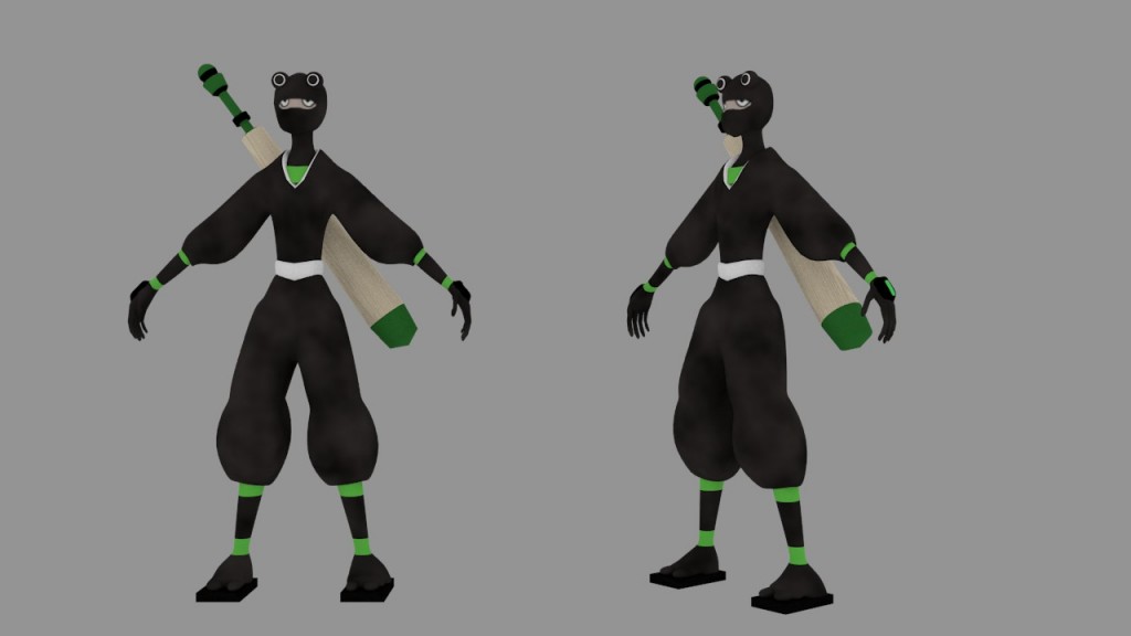 Rigged Low Poly Ninja preview image 1